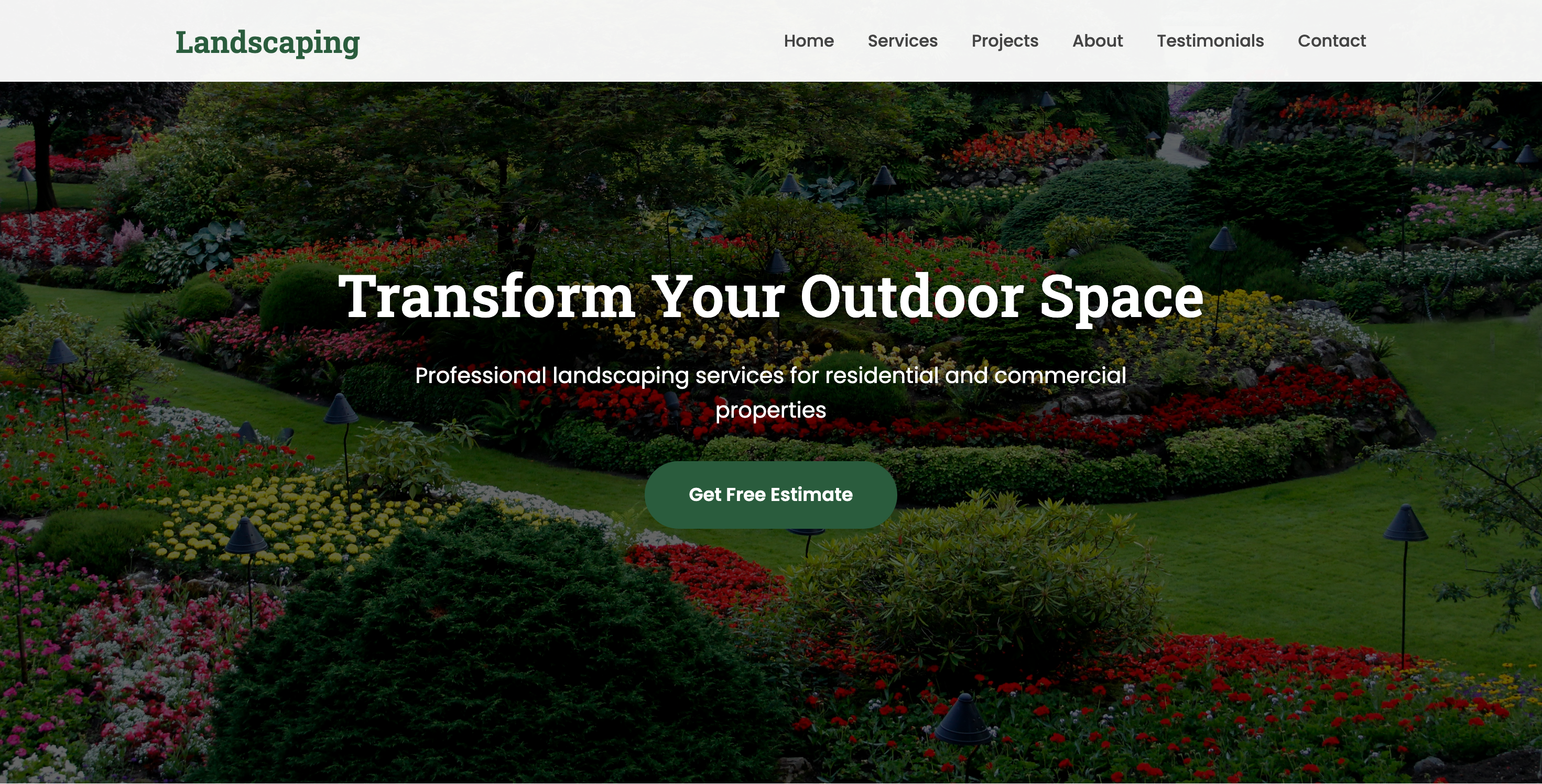 Landscaping